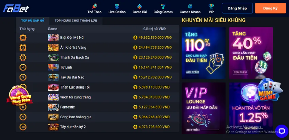 Hoàn trả hàng ngày pk8 win
